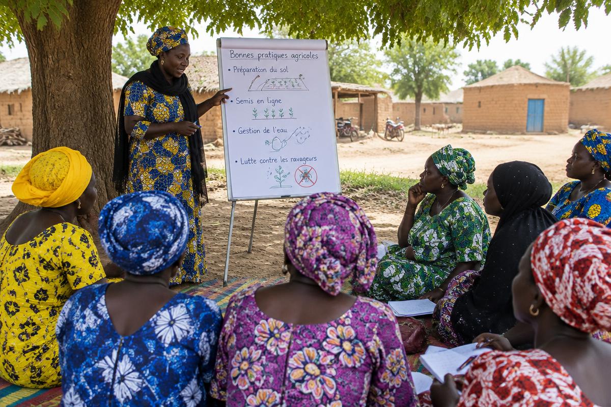 Formation de 2 000 productrices