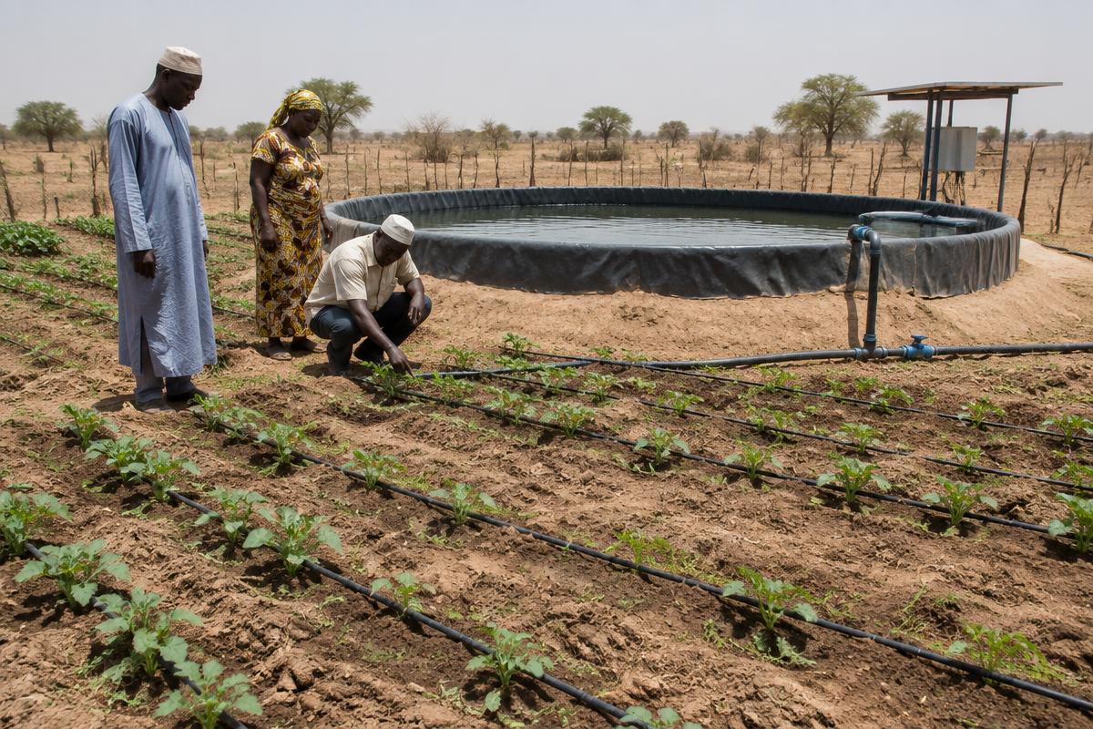 Périmètre irrigué de 120 ha